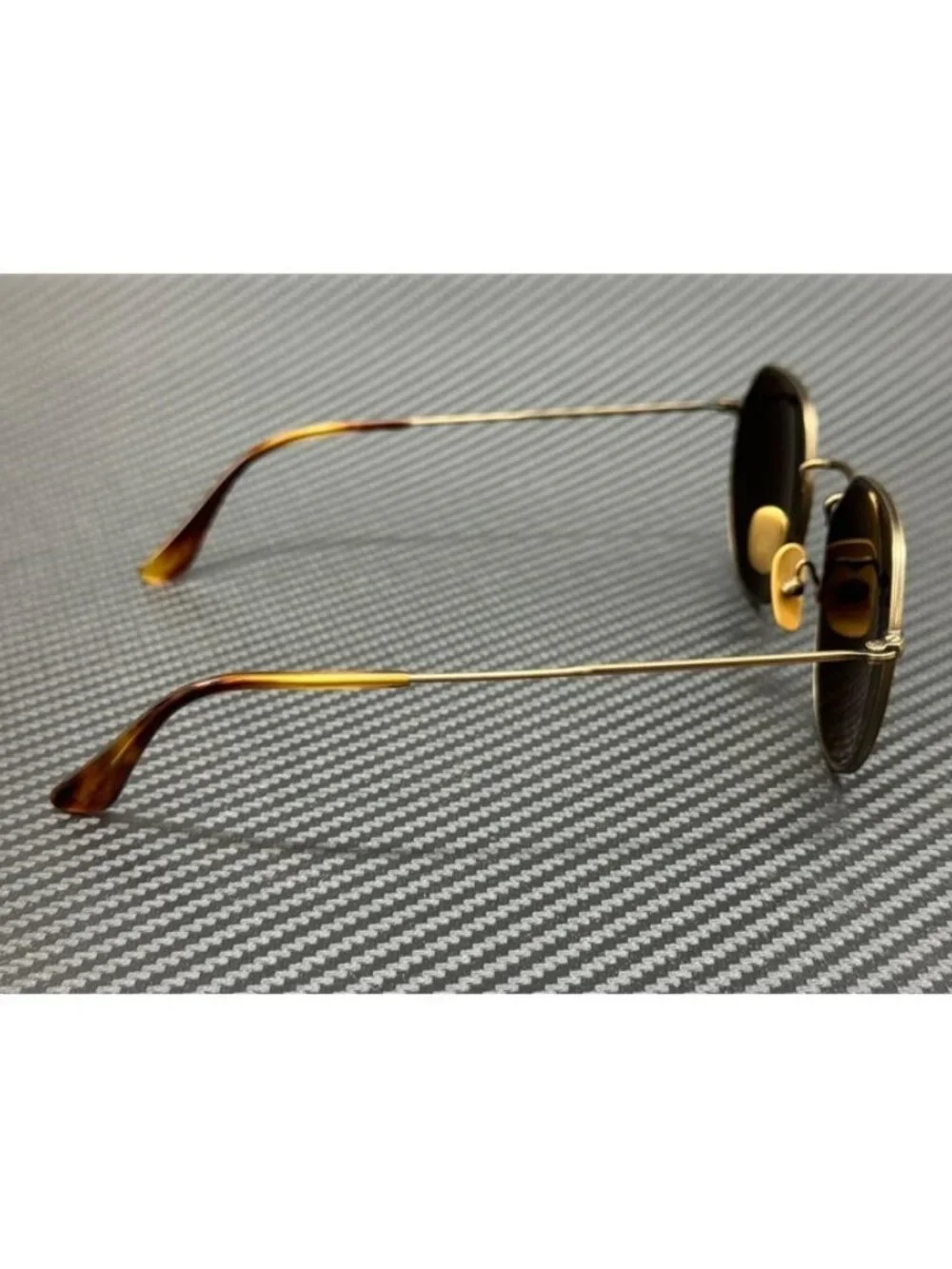 New Ray-Ban Men Matte Brown Titanium Sunglasses 51-20-145